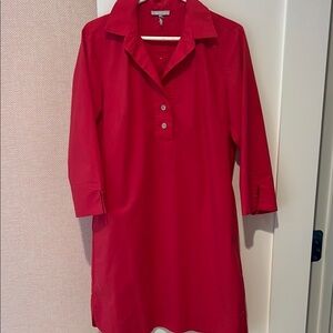 Raspberry pink shift dress by Hinson Wu